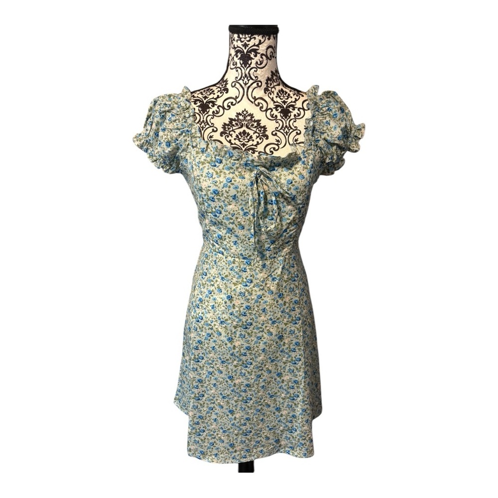 RIHOAS The Ruffle Edge Floral Mini Dress - Picture 2 of 8